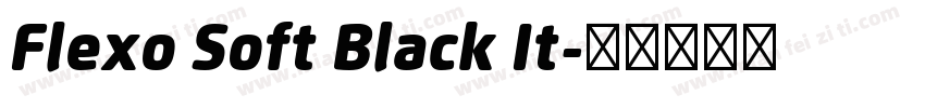 Flexo Soft Black It字体转换